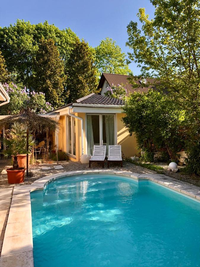 Apartment Tinyhouse Mit Pool, Outdoor Whirlpool Und Garten Petershagen-Eggersdorf المظهر الخارجي الصورة